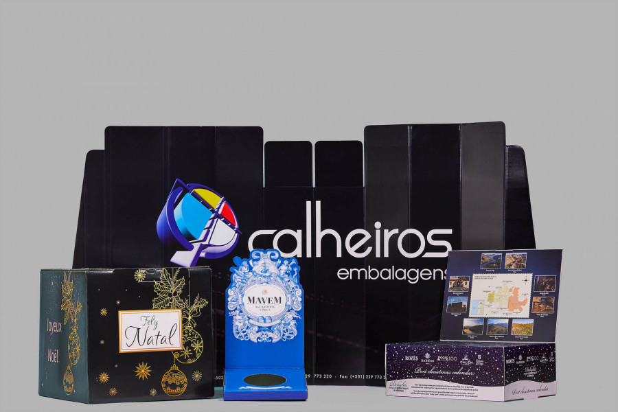 Emballage pour la publicité. Les solutions Calheiros Embalagens. Image