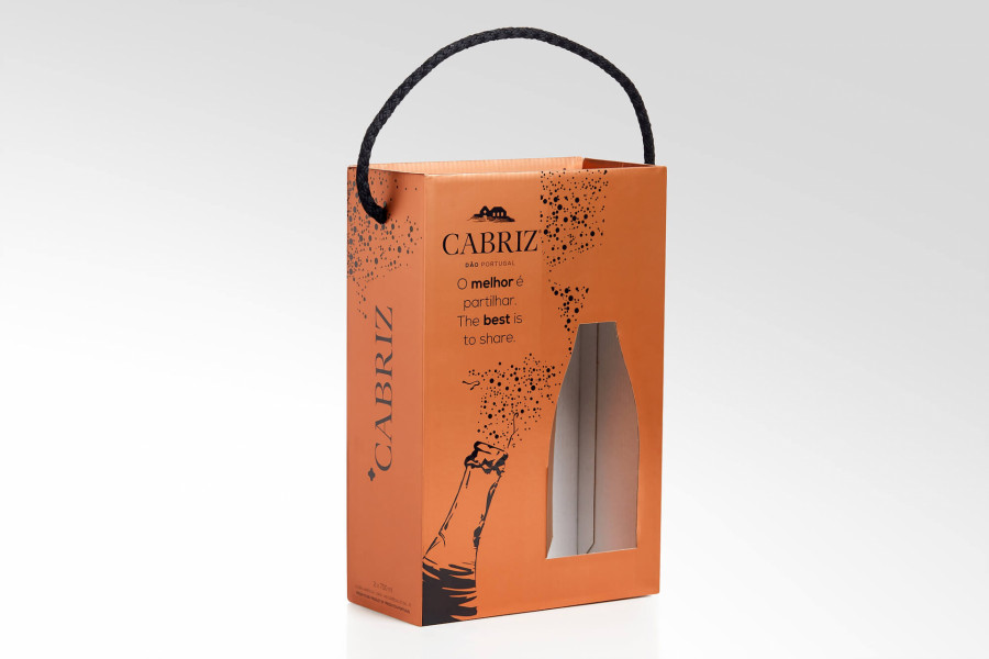 Box for two bottles of sparkling wine Image